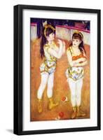 Acrobats at the Cirque Fernando, 1879-Pierre-Auguste Renoir-Framed Art Print