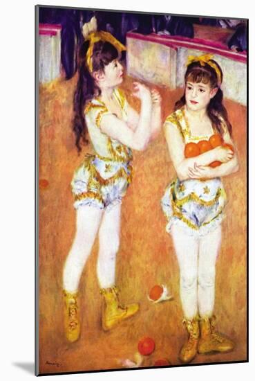 Acrobats at the Cirque Fernando, 1879-Pierre-Auguste Renoir-Mounted Art Print