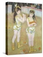 Acrobats at the Cirque Fernando, Francisca and Angelina Wartenberg, 1879-Pierre Auguste Renoir-Stretched Canvas