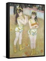 Acrobats at the Cirque Fernando, Francisca and Angelina Wartenberg, 1879-Pierre Auguste Renoir-Framed Stretched Canvas