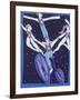 Acrobats on a Bicycle-Leslie Xuereb-Framed Giclee Print