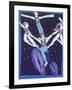 Acrobats on a Bicycle-Leslie Xuereb-Framed Giclee Print