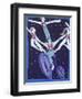 Acrobats on a Bicycle-Leslie Xuereb-Framed Giclee Print