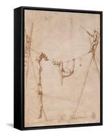 Acrobats on a Rope-José de Ribera-Framed Stretched Canvas