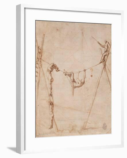 Acrobats on a Rope-José de Ribera-Framed Giclee Print