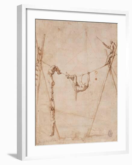 Acrobats on a Rope-José de Ribera-Framed Giclee Print