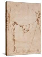 Acrobats on a Rope-José de Ribera-Stretched Canvas