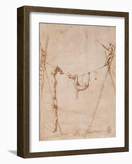 Acrobats on a Rope-José de Ribera-Framed Giclee Print