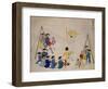 Acrobats on a Tightrope-Kim Junkeun-Framed Premium Giclee Print