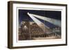 Acrobats on Pier, Atlantic City, New Jersey-null-Framed Art Print