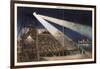 Acrobats on Pier, Atlantic City, New Jersey-null-Framed Art Print