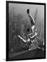 Acrobats Performing on the Empire State Building-null-Framed Photographic Print