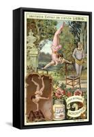 Acrobats-null-Framed Stretched Canvas