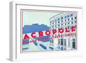 Acroopole Hotel, Athens, Greece-null-Framed Art Print