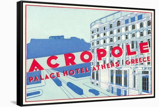 Acropole Hotel, Athens, Greece-Found Image Press-Framed Stretched Canvas