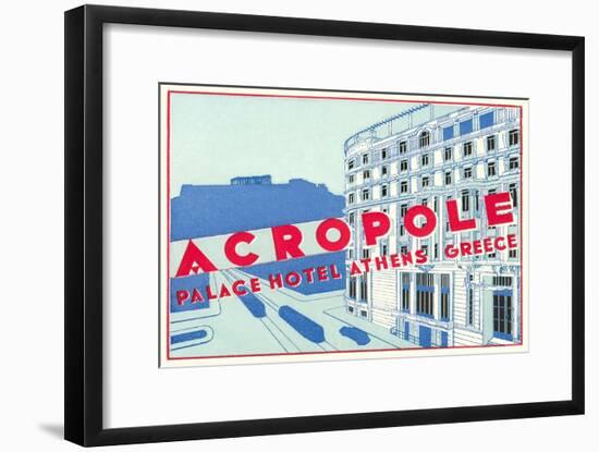 Acropole Hotel, Athens, Greece-Found Image Press-Framed Giclee Print