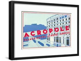 Acropole Hotel, Athens, Greece-Found Image Press-Framed Giclee Print