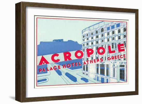 Acropole Hotel, Athens, Greece-Found Image Press-Framed Giclee Print