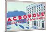 Acropole Hotel, Athens, Greece-Found Image Press-Mounted Giclee Print