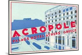Acropole Hotel, Athens, Greece-Found Image Press-Mounted Giclee Print