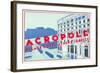 Acropole Hotel, Athens, Greece-Found Image Press-Framed Giclee Print