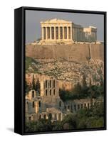 Acropolis and Parthenon, Athens-Kevin Schafer-Framed Stretched Canvas