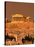 Acropolis and Parthenon from Filopappou Hill, Athens, Greece-Anders Blomqvist-Stretched Canvas