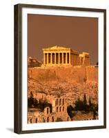 Acropolis and Parthenon from Filopappou Hill, Athens, Greece-Anders Blomqvist-Framed Premium Photographic Print