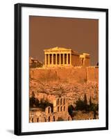 Acropolis and Parthenon from Filopappou Hill, Athens, Greece-Anders Blomqvist-Framed Photographic Print