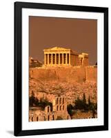 Acropolis and Parthenon from Filopappou Hill, Athens, Greece-Anders Blomqvist-Framed Photographic Print