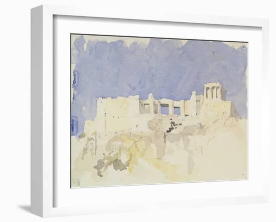 Acropolis, Athens, 1994-Charlie Millar-Framed Giclee Print