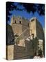 Acropolis, Lindos, Island of Rhodes, Dodecanese, Greek Islands, Greece-G Richardson-Stretched Canvas