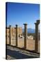 Acropolis, Lindos, Rhodes, Dodecanese, Greek Islands, Greece, Europe-Tuul-Stretched Canvas