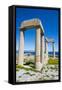 Acropolis of Lindos, Rhodes, Dodecanese Islands, Greek Islands, Greece, Europe-Michael Runkel-Framed Stretched Canvas