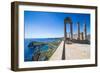 Acropolis of Lindos, Rhodes, Dodecanese Islands, Greek Islands, Greece, Europe-Michael Runkel-Framed Photographic Print