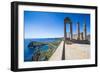 Acropolis of Lindos, Rhodes, Dodecanese Islands, Greek Islands, Greece, Europe-Michael Runkel-Framed Photographic Print