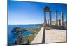 Acropolis of Lindos, Rhodes, Dodecanese Islands, Greek Islands, Greece, Europe-Michael Runkel-Mounted Photographic Print