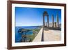 Acropolis of Lindos, Rhodes, Dodecanese Islands, Greek Islands, Greece, Europe-Michael Runkel-Framed Photographic Print