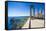 Acropolis of Lindos, Rhodes, Dodecanese Islands, Greek Islands, Greece, Europe-Michael Runkel-Framed Stretched Canvas