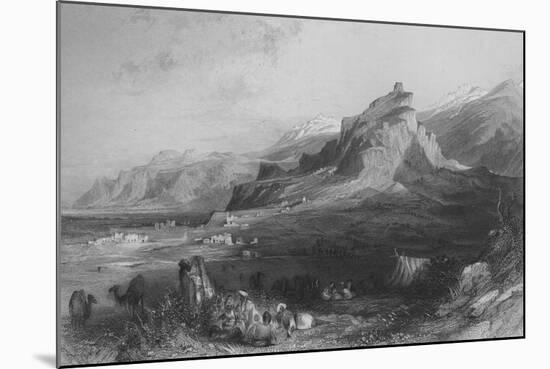 Acropolis of Sardis-Thomas Allom-Mounted Giclee Print