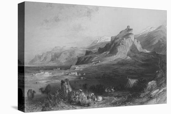 Acropolis of Sardis-Thomas Allom-Stretched Canvas