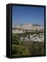 Acropolis on the Skyline, Athens, Greece, Europe-Angelo Cavalli-Framed Stretched Canvas