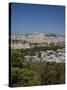 Acropolis on the Skyline, Athens, Greece, Europe-Angelo Cavalli-Stretched Canvas