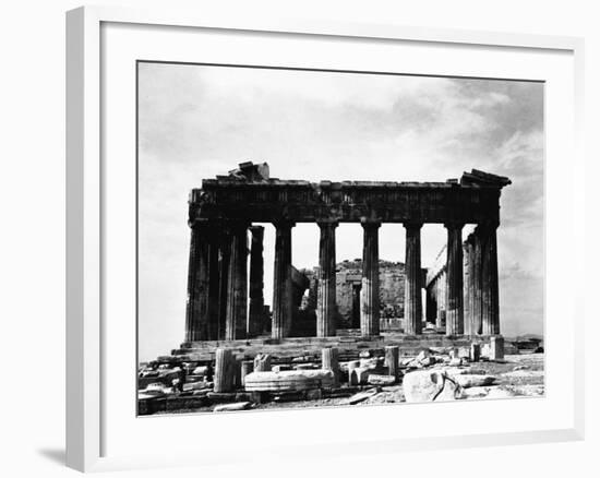Acropolis, Parthenon, East Side, Athens, Greece-null-Framed Photographic Print