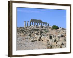 Acropolis, Selinunte, Sicily, Italy-Peter Thompson-Framed Photographic Print