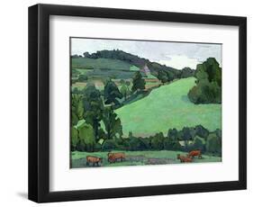 Across Bolham Water-Robert Polhill Bevan-Framed Premium Giclee Print