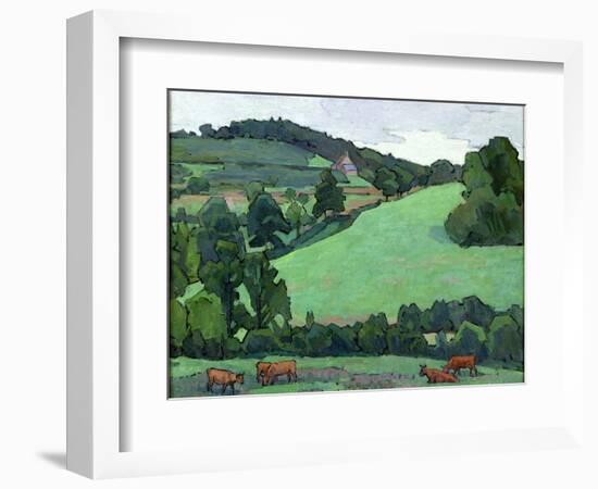 Across Bolham Water-Robert Polhill Bevan-Framed Giclee Print