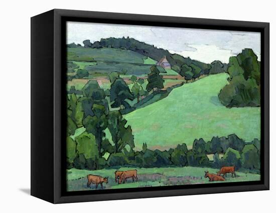 Across Bolham Water-Robert Polhill Bevan-Framed Stretched Canvas