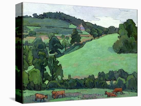 Across Bolham Water-Robert Polhill Bevan-Stretched Canvas