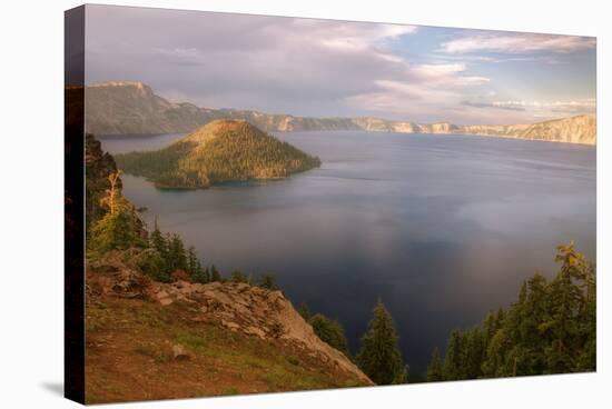 Across Crater Lake-Vincent James-Stretched Canvas